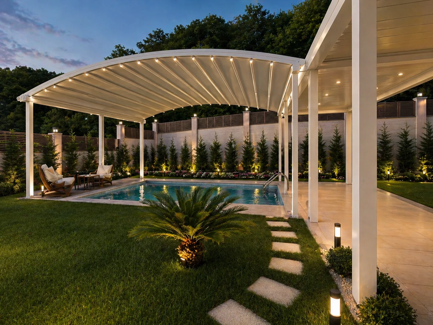 Tam Radüslü Pergola