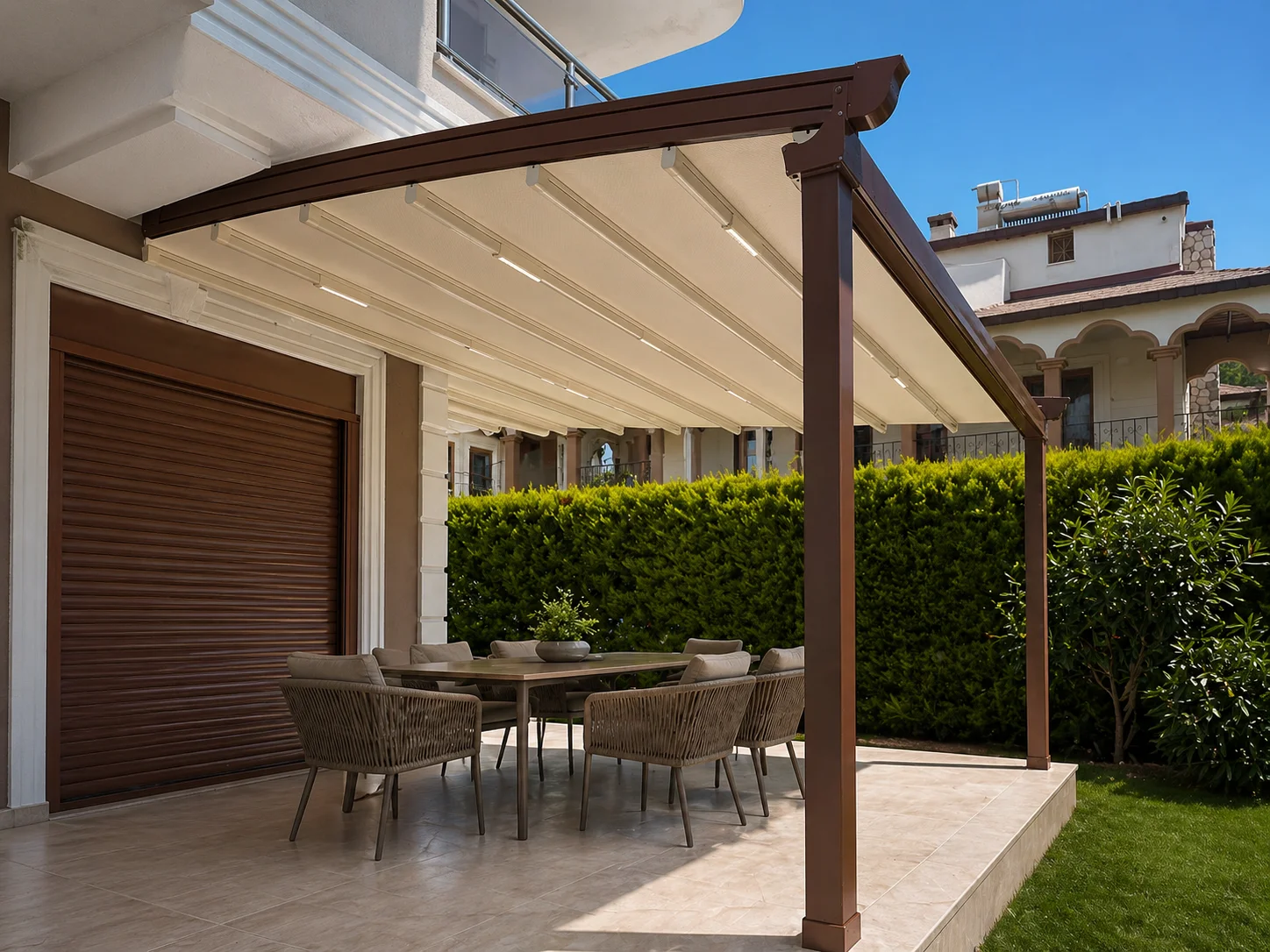 Yarım Radüslü Pergola