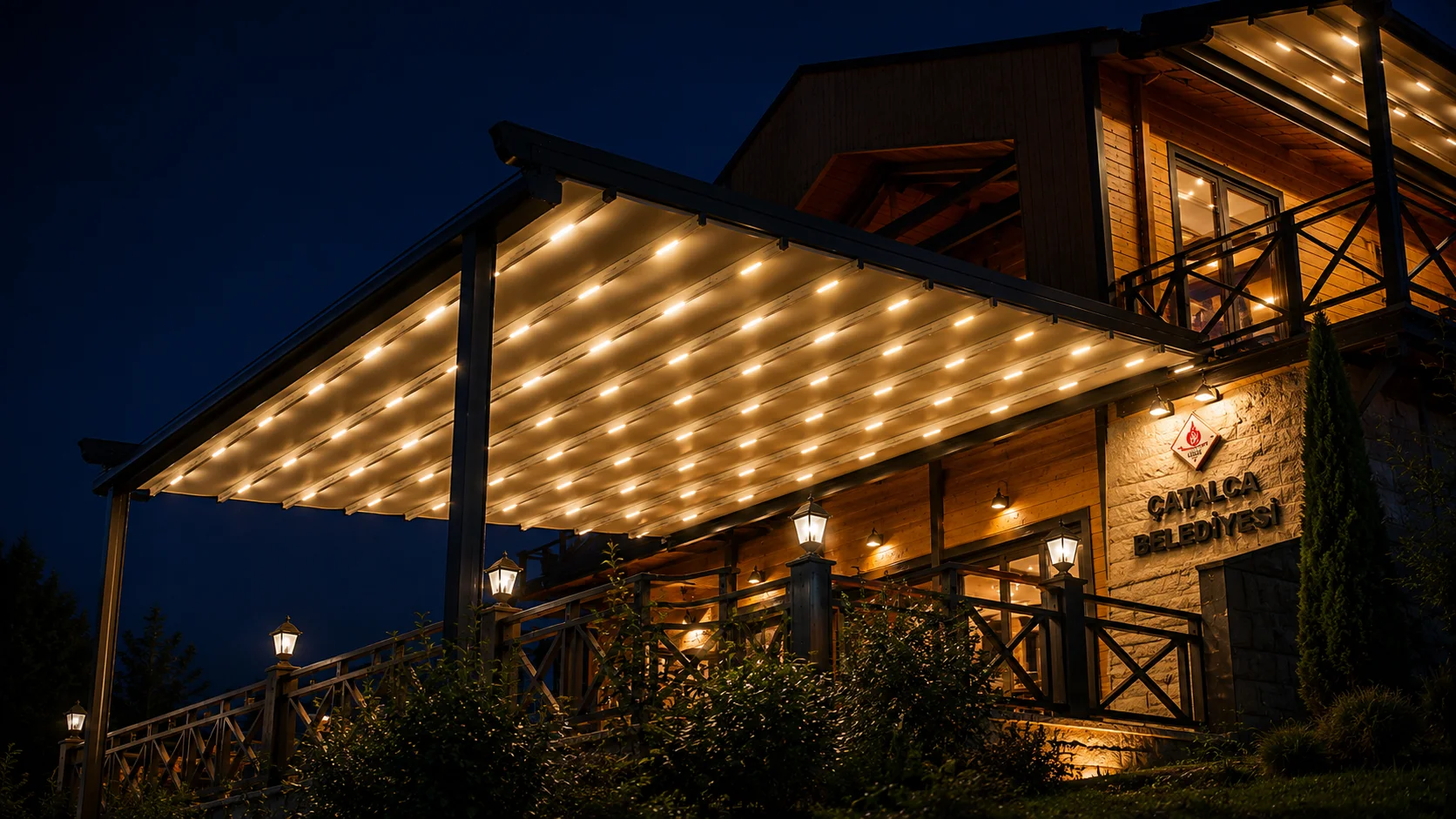 Çatalca'da Kamusal Alan Pergola Uygulaması