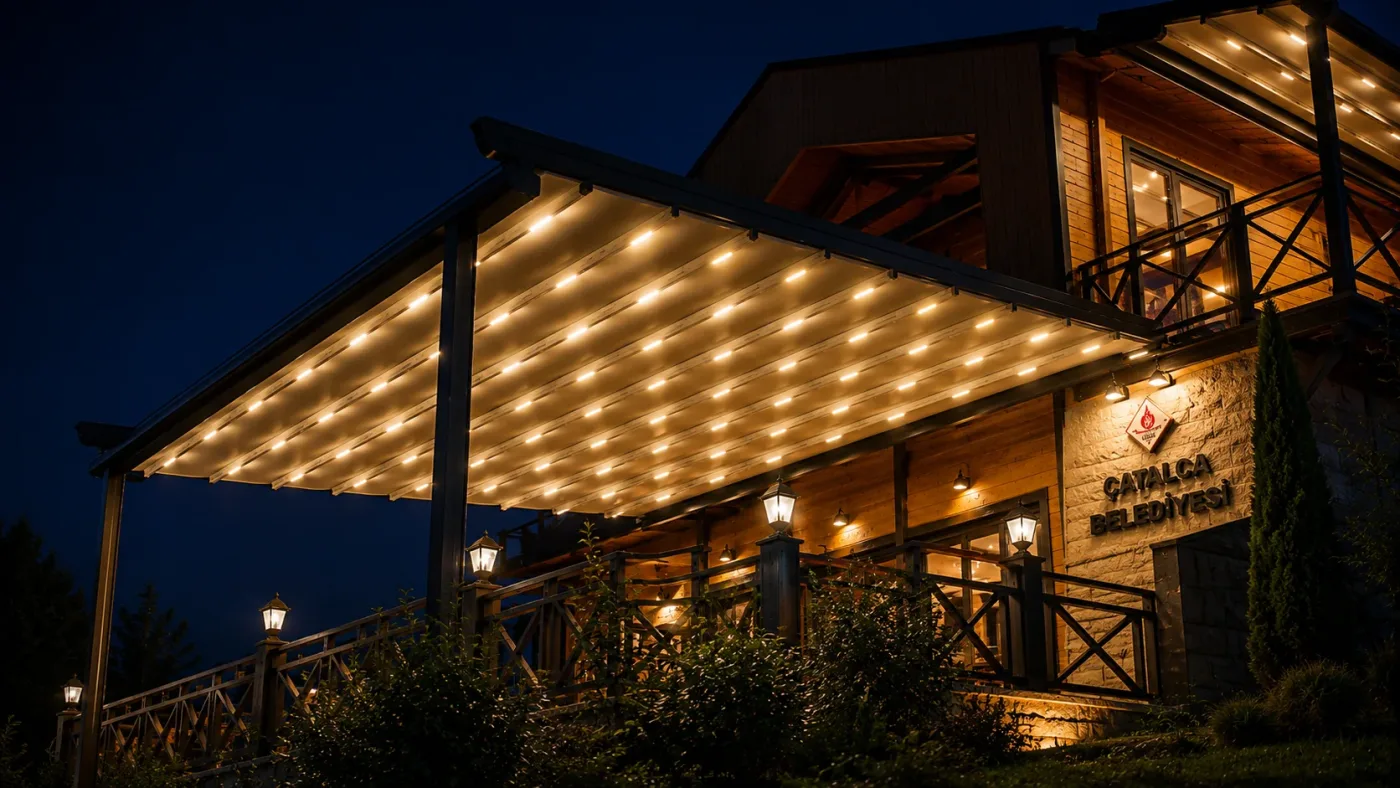 Çatalca'da Kamusal Alan Pergola Uygulaması